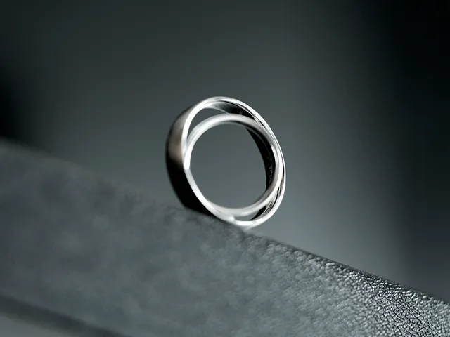 18k White Gold Wedding Band