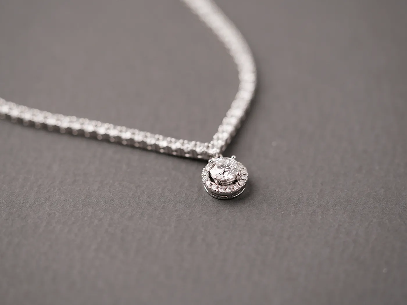 18k Three Way Diamond Necklace — view 2