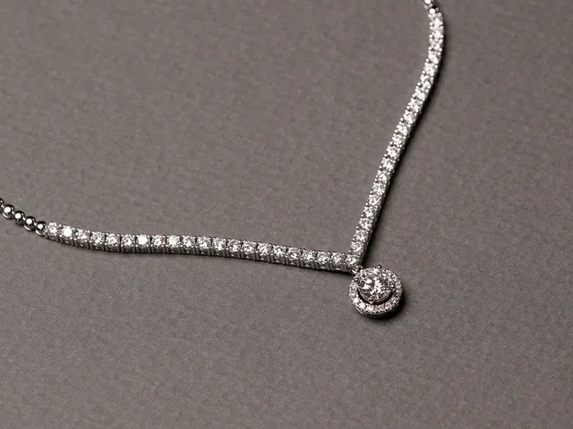 18k Three Way Diamond Necklace
