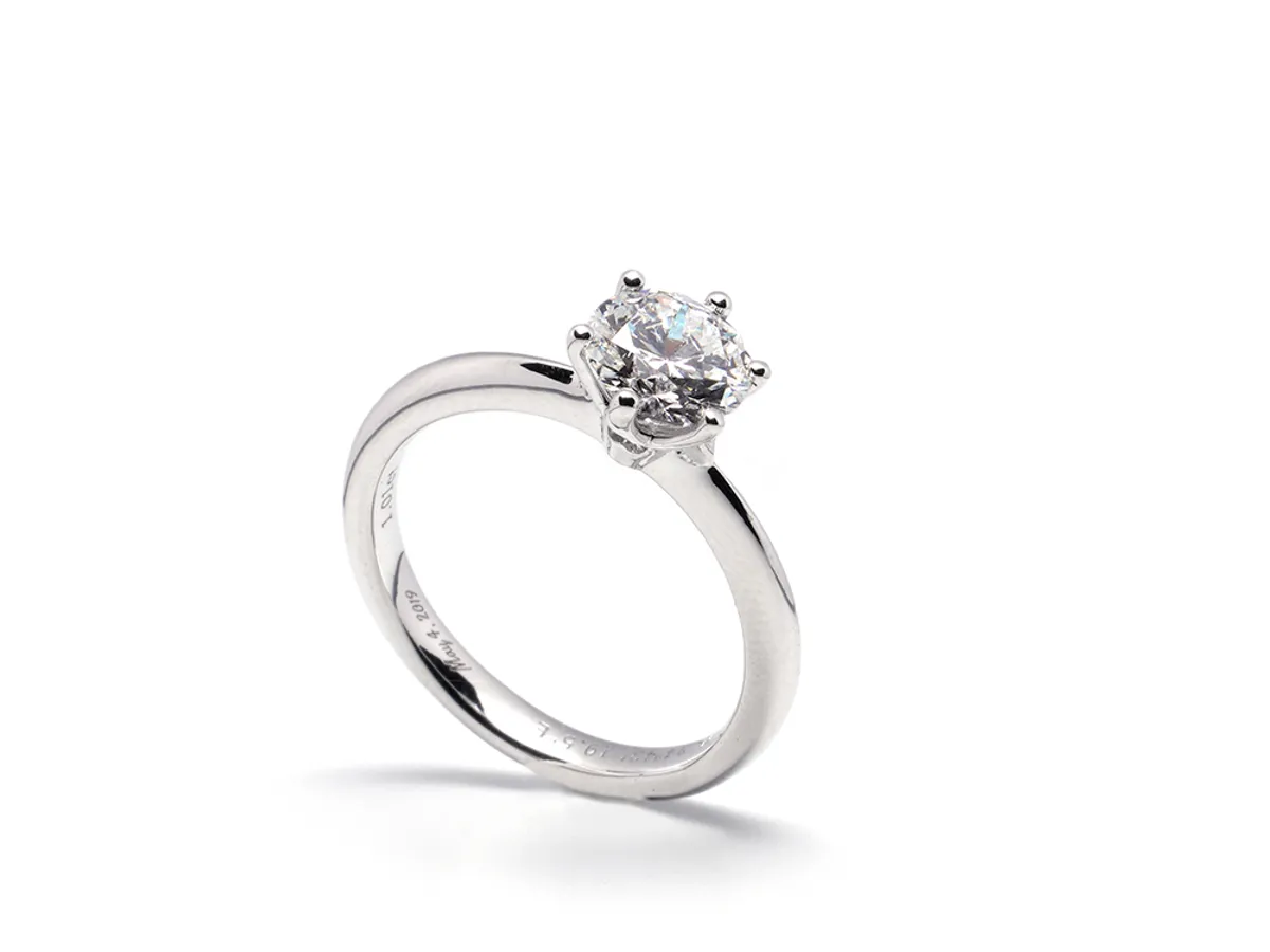 PT Diamond Ring with GIA — 1