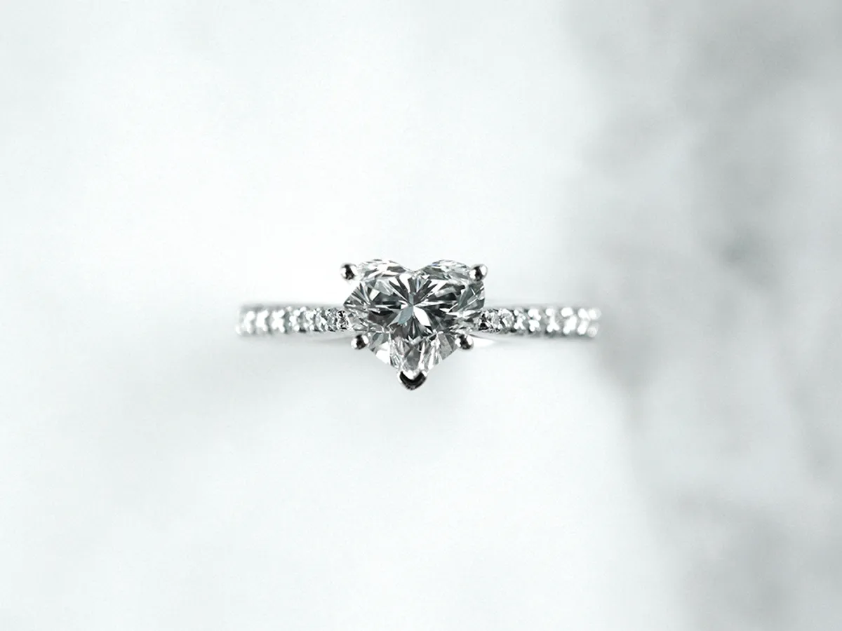 PT Diamond Ring with GIA (heart shape) — 4