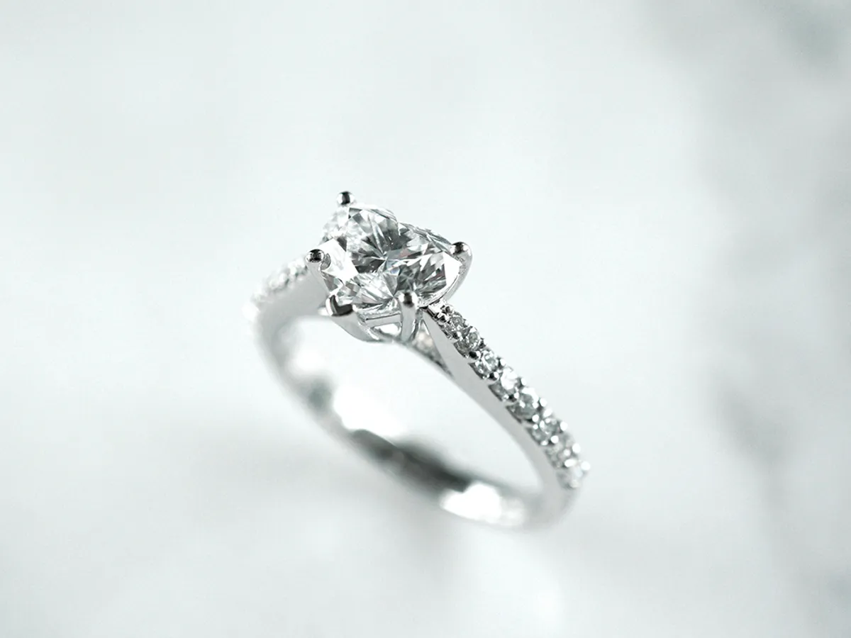 PT Diamond Ring with GIA (heart shape) — 3