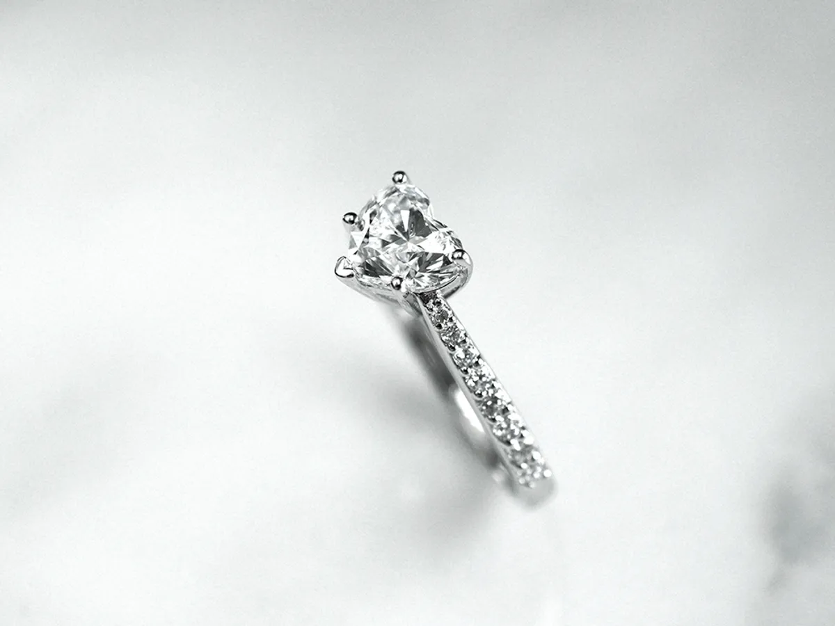 PT Diamond Ring with GIA (heart shape) — 2