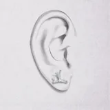 鹿角耳環 · 白金 2
