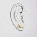 鹿角耳環 · 黃金 3