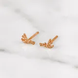 Arto 耳環 · 玫瑰金 1