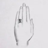 骨 戒指 · 無名指 · 白金 3