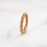 雕花 戒指 · 玫瑰金 1