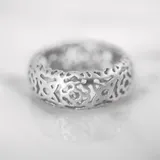 d.cope 戒指 · 磨砂 · 白金 2