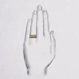 d.tent 戒指 · 黃金＋白金 3