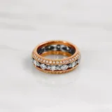 d.vine 戒指 · 玫瑰金＋白金 2