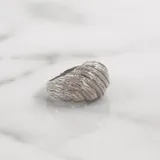 羽環 戒指 · 純銀 3