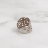 蕾絲 戒指 · 純銀 2