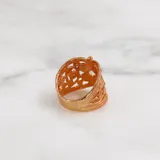 蕾絲 戒指 · 玫瑰金 3