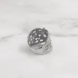 蕾絲 戒指 · 白金 2