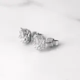 獅子耳環 · 純銀 1
