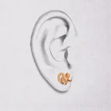 公羊耳環 · 玫瑰金 3