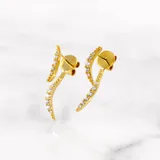 Rhythm 耳環 · 黃金 1