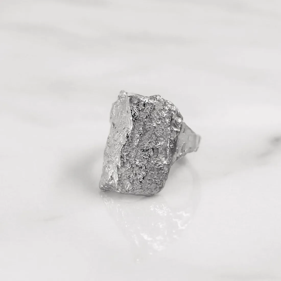 石戒指 · 純銀