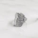 石戒指 · 純銀 1