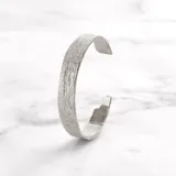 樹皮手鐲 · 純銀 1