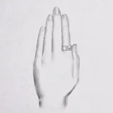 樹皮戒指（女裝） · 白金 3