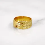 樹皮戒指（女裝） · 黃金 2